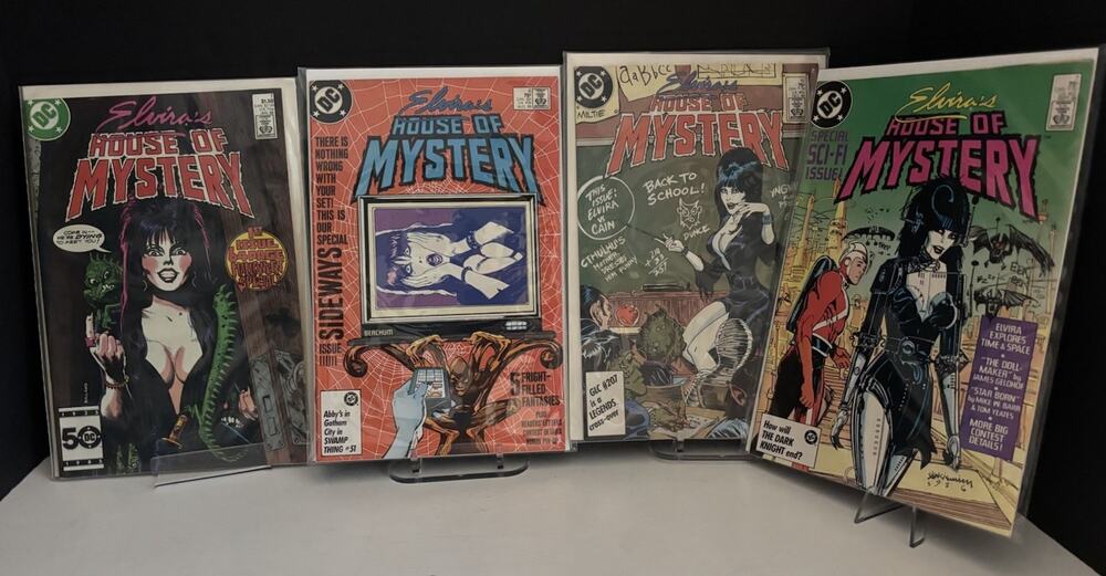 Elvira's House of Mystery #1 (DC 1985) 1st Comic Appearance & 6-7-10 Issues VF